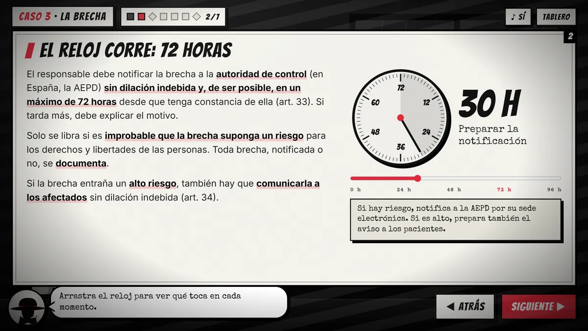 Expediente RGPD, captura 3 de 4