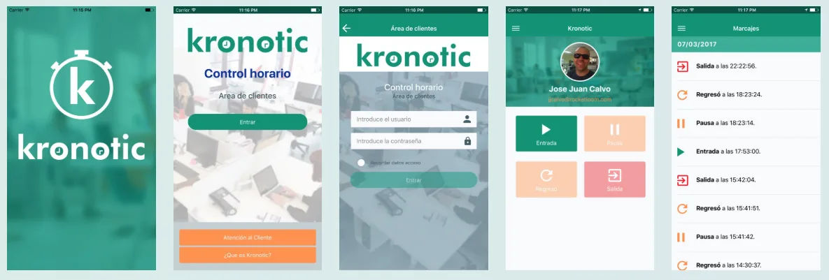 KRONOTIC by Aduxia: Sistema online deslocalizado de control horario